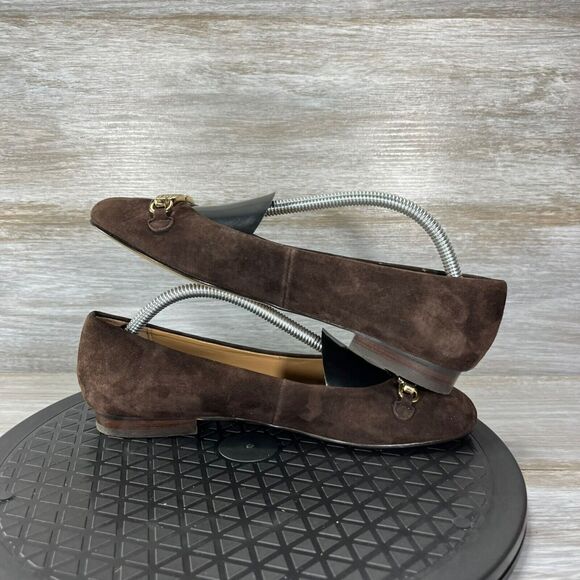 Talbots Women's Brown Suede Slip On Flats Size 5.5 - Picture 6 of 9